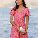 Elodie Dress in Pink Pua