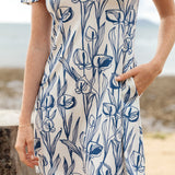 Elodie Dress in Sapphire