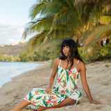 Janica Dress in Paradise White