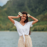 Kahala Top in White
