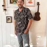 Kapahulu Men's Shirt in Onyx