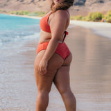 Naia Top in Spicy Coral