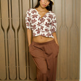 Solana Top in Koki'o Cream