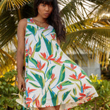 Valentine Dress in Paradise White