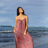Janica Dress in Petals Plum