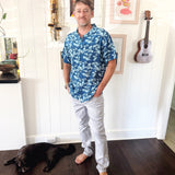 Kapahulu Men's Shirt in Electric