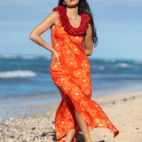 Bondi Maxi Dress in Lava
