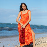 Bondi Maxi Dress in Lava