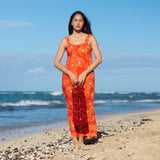 Bondi Maxi Dress in Lava
