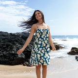 Cairo Dress in Gardenia Midnight