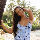 Carolina One Piece in Blue Hawaiʻi