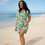 Charlie Dress in Mint Pua