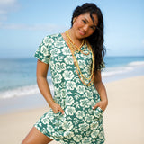 Charlie Dress in Mint Pua