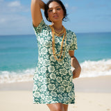 Charlie Dress in Mint Pua