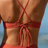 Coco Top in Spicy Coral