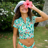 Eddie Rashguard in Paradise Teal