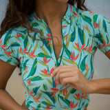 Eddie Rashguard in Paradise Teal