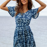 Elodie Dress in Electric