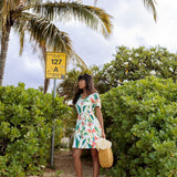 Elodie Dress in Paradise White