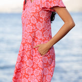 Elodie Dress in Pink Pua