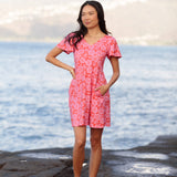Elodie Dress in Pink Pua