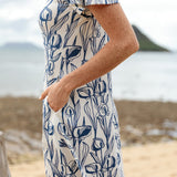 Elodie Dress in Sapphire