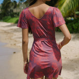 Elodie Dress in Petals Plum