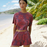 Hugo Tee in Petals Plum