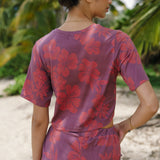 Hugo Tee in Petals Plum
