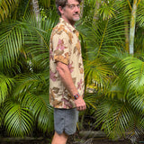 Kapahulu Men's Aloha Shirt in Moon