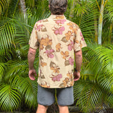Kapahulu Men's Aloha Shirt in Moon