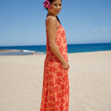 Janica Dress in Kokiʻo Coral