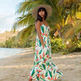 Janica Dress in Paradise White