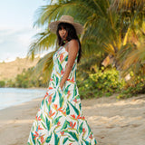 Janica Dress in Paradise White