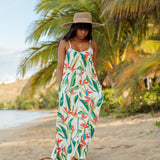 Janica Dress in Paradise White
