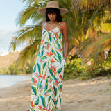 Janica Dress in Paradise White