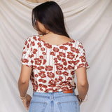 Kahala Top in Roses