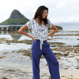 Kahala Top in Sapphire