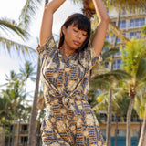 Kahala Top in Vintage Navy