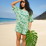 Kahuku Romper in Mint Pua