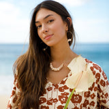 Kahuku Romper in Roses