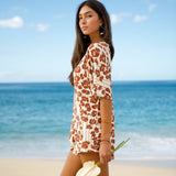 Kahuku Romper in Roses