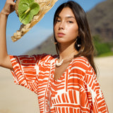 Kahuku Romper in Sunset