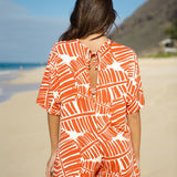 Kahuku Romper in Sunset