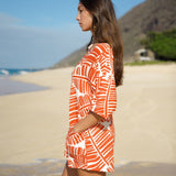 Kahuku Romper in Sunset