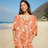 Kahuku Romper in Sunset