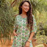 Kahuku Romper in White Lotus