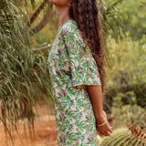 Kahuku Romper in White Lotus