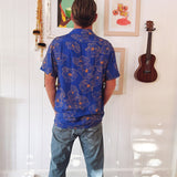 Kapahulu Men's Shirt in Azul Maui