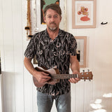 Kapahulu Men's Shirt in Onyx